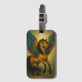 Magnificent Horse With Spectacular Wings Bagagelabel (Voorkant (verticaal))