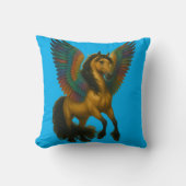 Magnificent Horse With Spectacular Wings Kussen (Voorkant)
