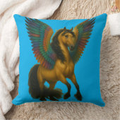 Magnificent Horse With Spectacular Wings Kussen (Deken)