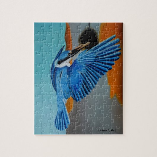 Magnificent Kingfisher Legpuzzel (Verticaal)