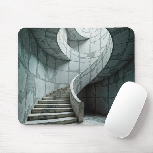 Magnificent Marble Spiral Staircase Muismat (Met muis)