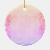 Magnificent Mom Rozen op maat Keramisch Ornament (Achterkant)