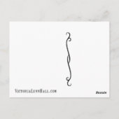 Magnificent Mums Vintage Art Briefkaart (Achterkant)