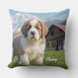 Magnificent St. Bernard Personalized Kussen