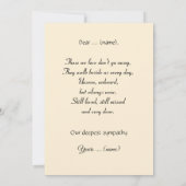 Magnificent weeping willow by a pond, unique  kaart (Achterkant)