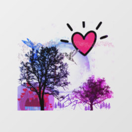 Magnificent Window Cling  Raamsticker