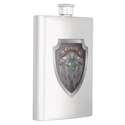 Magnificent Winged 75th Ranger Regimental Scroll Flacon (Rechts)