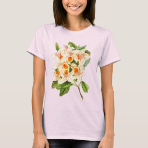 Magnificus azalea, Floral sinaasappel T-shirt