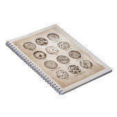 Magnified Bacteria Medicinal Chart Notitieboek (Rechterzijde)