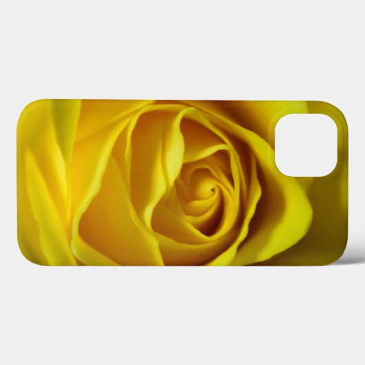 Magnifiek geel rozenmacroafbeelding Case-Mate iPhone case (Achterkant (horizontaal))