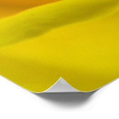 Magnifiek geel rozenmacroafbeelding poster (Hoek)