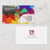 Magnifiek Visitekaartje voor kleurenplasma met mod (Voorkant / Achterkant)