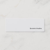 Magnifier Mini Visitekaartje (Achterkant)