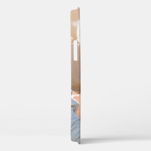 Magnifier Photo Collage Simple Round Lijst Case-Mate iPhone Case (Achterkant / Rechts)