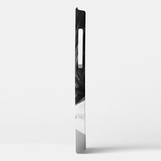 Magnifier Photo Collage Simple Round Lijst Case-Mate iPhone Case (Achterkant / Links)