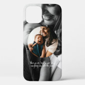 Magnifier Photo Collage Simple Round Lijst Case-Mate iPhone Case (Achterkant)