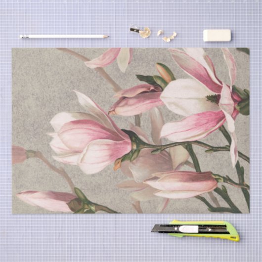 Magnolia (1886) tissuepapier (Craft)