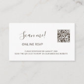 Magnolia 3D Flowers RSVP Online Informatiekaartje (Voorkant)