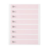 Magnolia-adreslabel Adreslabel Wikkel (Vel)