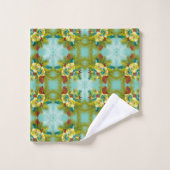 Magnolia Aqua Christmas Bad Handdoek (Wasdoekje)