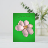 Magnolia art briefkaart (Staand voorkant)