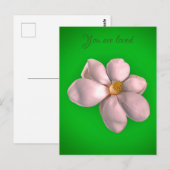 Magnolia art briefkaart (Voorkant / Achterkant)