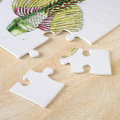 Magnolia Asian Flower Old Illustration Legpuzzel (Zijkant)