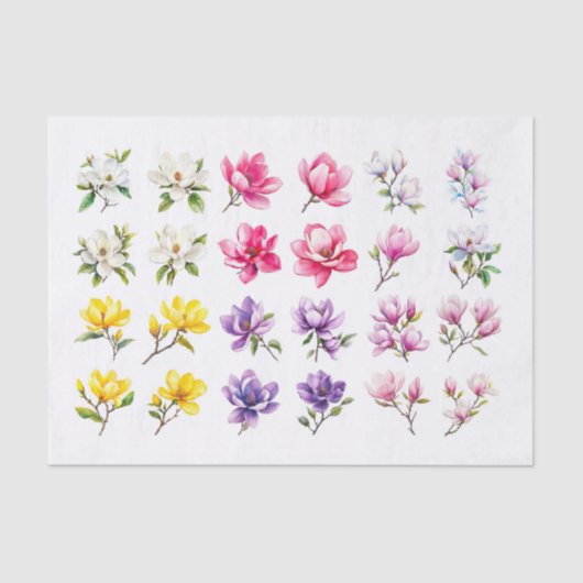 Magnolia Assortiment Decoupage Papier (Voorkant)
