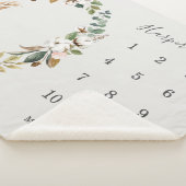 Magnolia Baby Milestone Sherpa Deken (3/4)