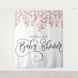 Magnolia Baby shower Achtergrond Wandkleed