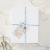 Magnolia baby shower zaad geschenklabels cadeaulabel (Met Touw)