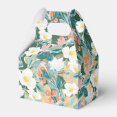 Magnolia & Berry Green Floral Holiday Bedankdoosjes (Achterkant)