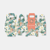 Magnolia & Berry Green Floral Holiday Bedankdoosjes (Uitgevouwen)