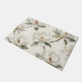 Magnolia Bloei Zachte Neutrale Patroon Deurmat (Schuin)