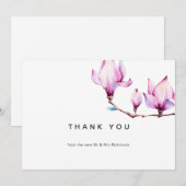 Magnolia Bloem Bedankkaart (Voorkant / Achterkant)