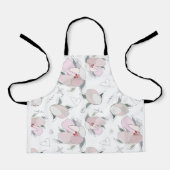 Magnolia bloem illustratie schort (Voorkant)