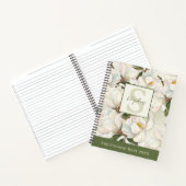 Magnolia Bloem Initialen Notitieboek (Binnen)