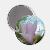 magnolia bloem magneet (Voorkant / Achterkant)