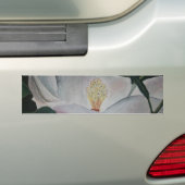 magnolia bloem olieverfschildering bumpersticker (Op auto)