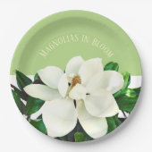 Magnolia Bloem Papieren Bord (Voorkant)