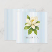 Magnolia Bloem Schilderen Bedankt Kaart (Voorkant / Achterkant)