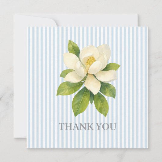 Magnolia Bloem Schilderen Bedankt Kaart (Voorkant)