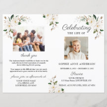 Magnolia Bloemen Begrafenisdienst Fotoprogramma