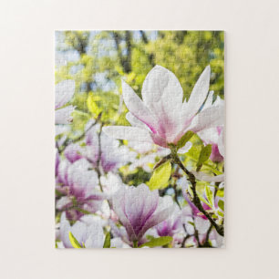 Magnolia Bloemen in de Lente Legpuzzel