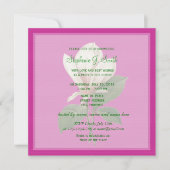   magnolia bloemen roze vrijgezellenfeest kaart (Voorkant)