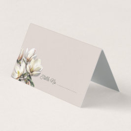 Magnolia Bloemen Tent Escort / Plaats Kaarten