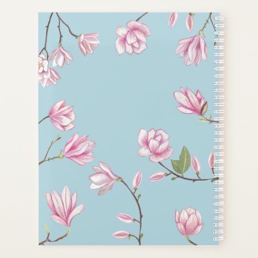 Magnolia bloemen Wedding Planner (Achterkant)