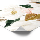 Magnolia bloemeneerste heilige communie welkomstbo poster (Hoek)