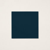 Magnolia bloemenhuwelijkscadeau registerkaart vierkante visitekaartjes (Achterkant)