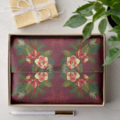 Magnolia  bloemenprint tissuepapier (Geschenk)